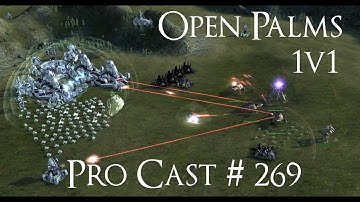 Supreme Commander 2 Pro Cast # 269 1v1 NuclearPizza Vs. osmos on Open Palms - Steal Speaks