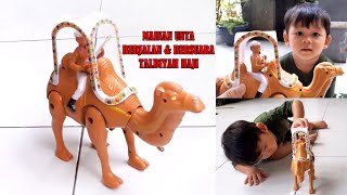 Mainan Unta Bisa Jalan - Bersuara Talbiyah Haji | Toy Camel Can Walk