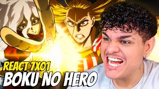 STAR VS SHIGARAKI! COMEÇOU INSANO! BOKU NO HERO EP 1 TEMPORADA 7 - REACT