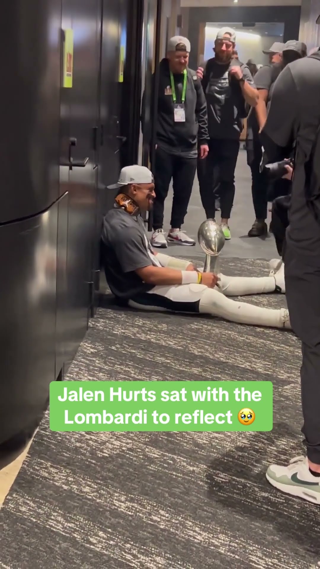 Shaking his head in disbelief ?