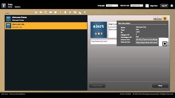 MicroStrategy Alert 3.6 CMS - How to add Links & iFrames