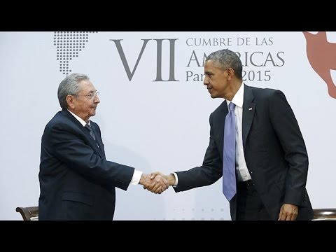 Encuentro histórico entre Raúl Castro y Barack Obama (VERSIÓN COMPLETA)