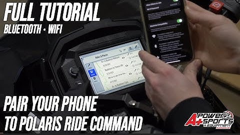 Pair Polaris Ride Command to Your Phone App with WiFi and Bluetooth! Full Tutorial!