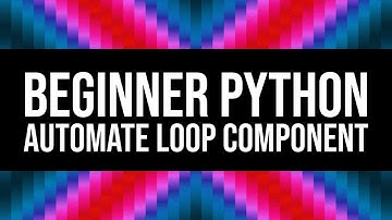Your first Python Script - TouchDesigner Beginner Tutorial - Automate Loop Custom Component