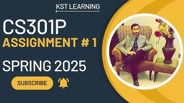 CS301P Assignment 1 Solution Spring 2025 | CS301P Assignment 1 Solution 2025