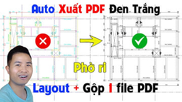 💘Lỗi in, xuất PDF không ra đen trắng dù đã sài Monochrome #autocad