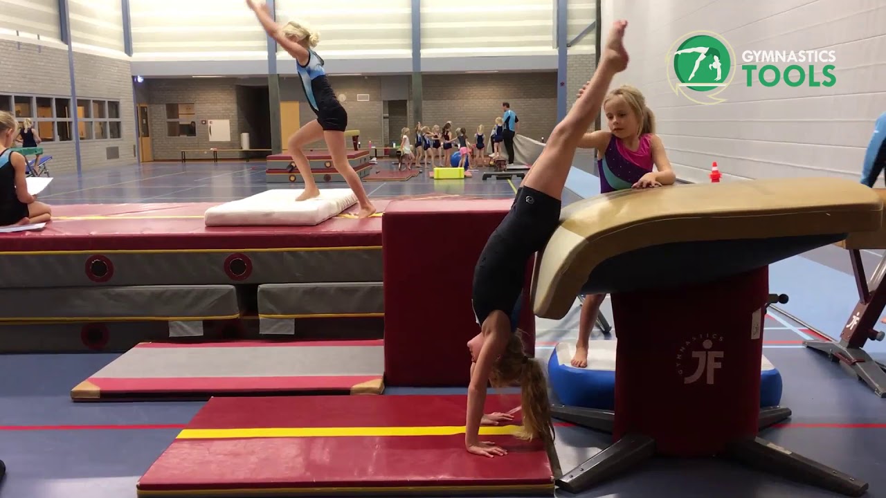 Back Handspring Drills & Exercises Floor Gymnastics - YouTube