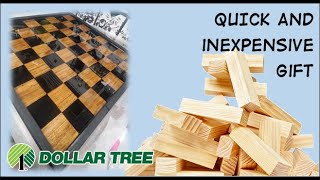 DOLLAR TREE - Tumbling Tower Chess/Checker Board - GIFT screenshot 2