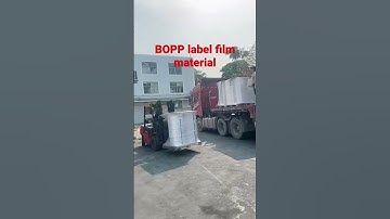 GreenTec BOPP label film material