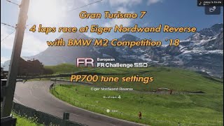 GT7 | European FH Challenge | Eiger Nordwand | BMW M2 Competition | PP700 tune settings