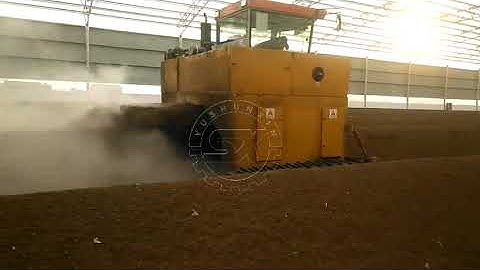 Video of Crawler Type Compost Turner at Work
