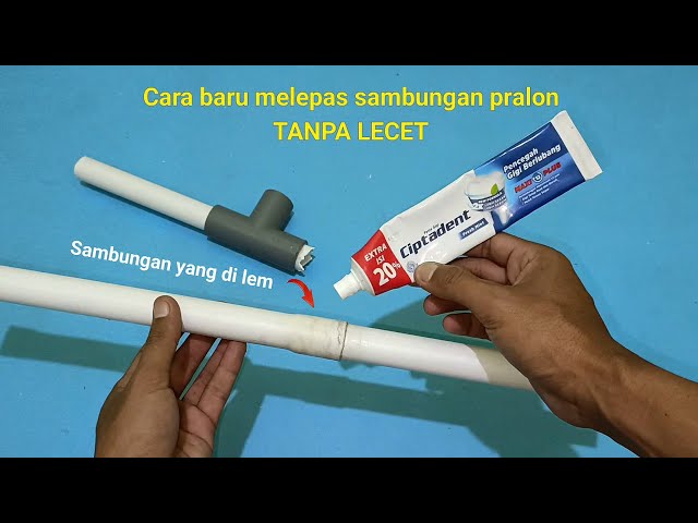 Cara termudah melepas sambungan pipa pralon yang di lem, tanpa lecet class=