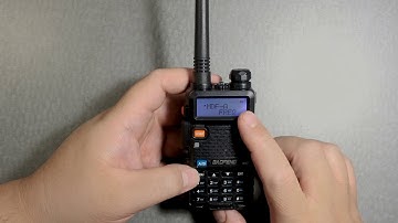 Baofeng UV-5R MDF A or B Channel Mode A B Display