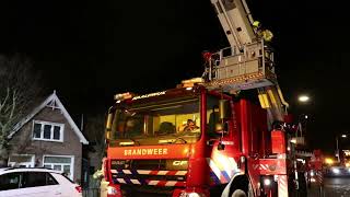 Schoorsteenbrand aan de Hoogweg