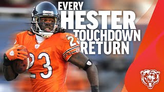 Every Devin Hester return with Bears | Highlights | Chicago Bears