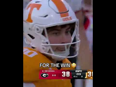 Tennessee had a chance to take the lead late 😳