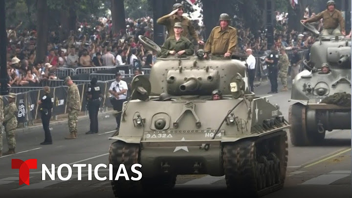 Ante miles de personas se concreta el desfile militar que Trump ordenó | Noticias Telemundo