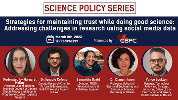 CSPC SciPol Series: Strategies for maintaining trust while doing good science