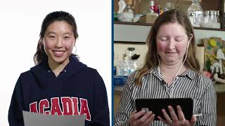 Students Share Thank You Letters with Faculty & Staff | Charlotte Peng and Dr. Allison Walker