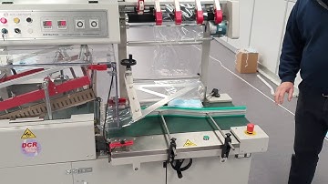 DCR FWM FLOW WRAP MACHINE WITH SHRINK TUNNEL VIDEO