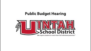 2022 Public Budget Hearing