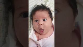 Mi bebé hablando diciendo ajo al mes y medio #baby