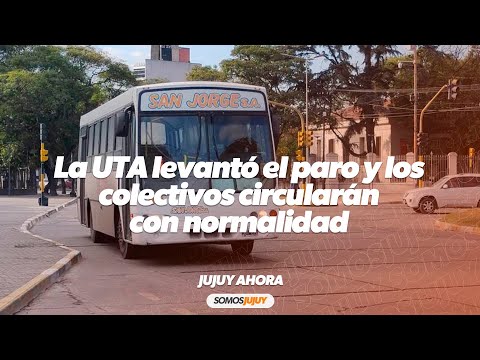 La UTA levantó el paro y habrá colectivos este jueves y viernes