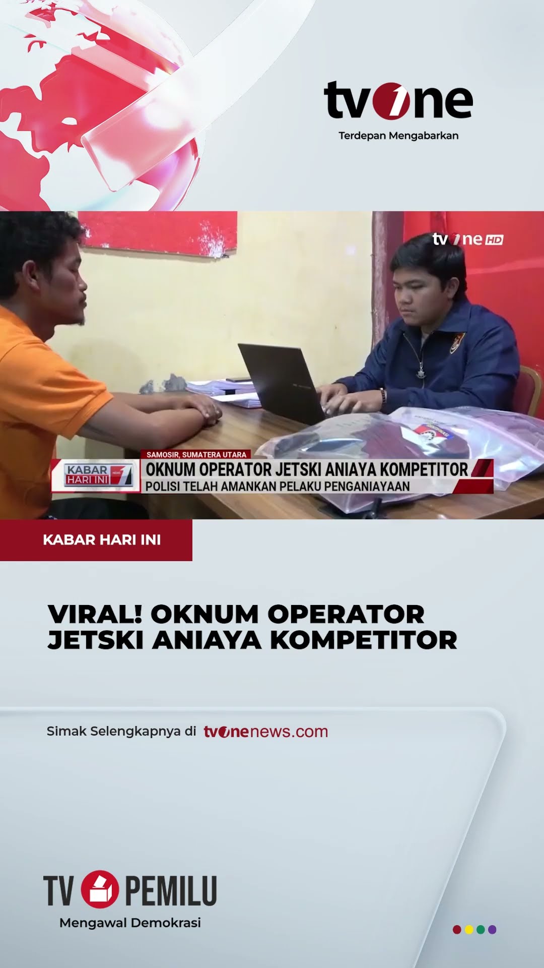 VIRAL! Aksi Operator Jetski Jotos Kompetitornya karena Merasa Tersaingi | tvOne