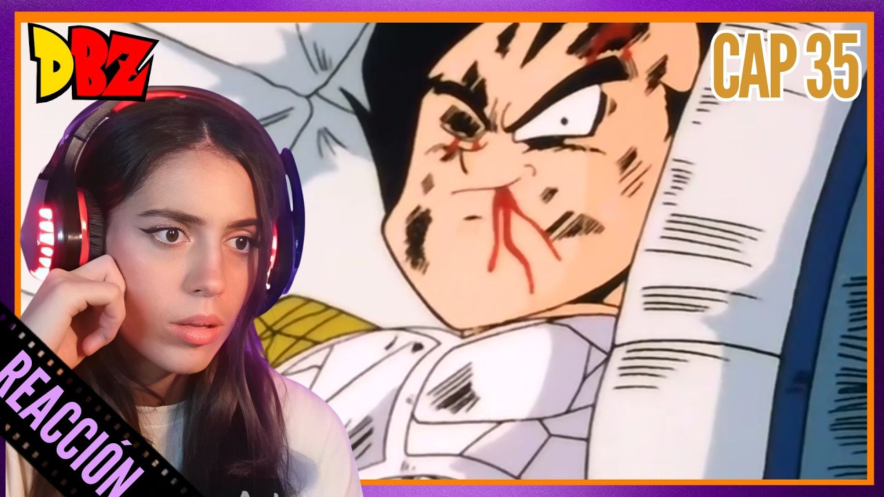 VEGETA NO HUYAS! /DRAGON BALL Z REACCIÓN CAP 35 ESPAÑOL LATINO por PRIMERA VEZ