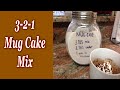 3 2 1 Mug Cake
