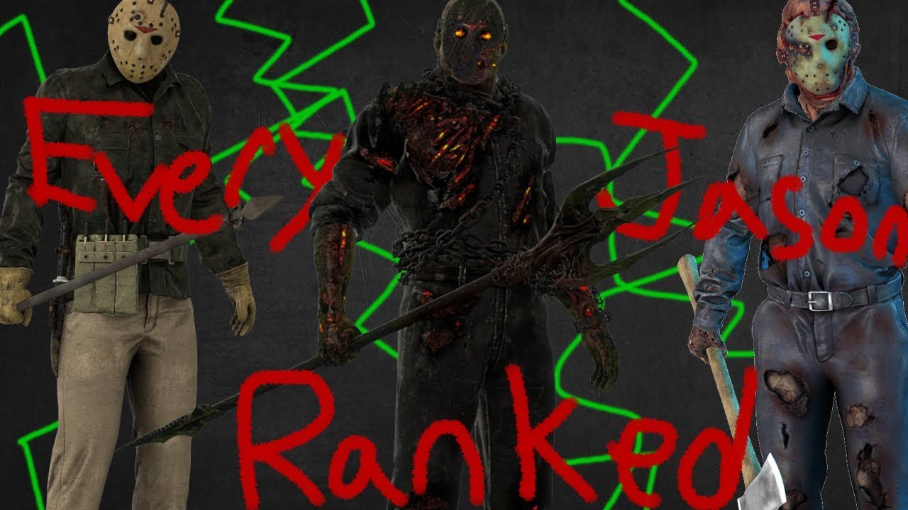 EVERY Jason WORST TO BEST Friday the 13th the Game Ranking YouTube