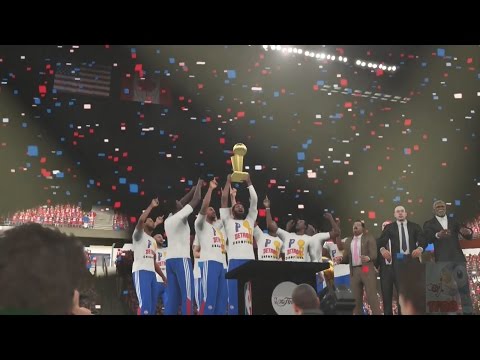 NBA 2K16 Detroit Pistons Championship Celebration