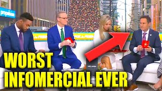 Melania Trump's Christmas Cash Grab BOMBS On Fox... Too Awkward To Handle