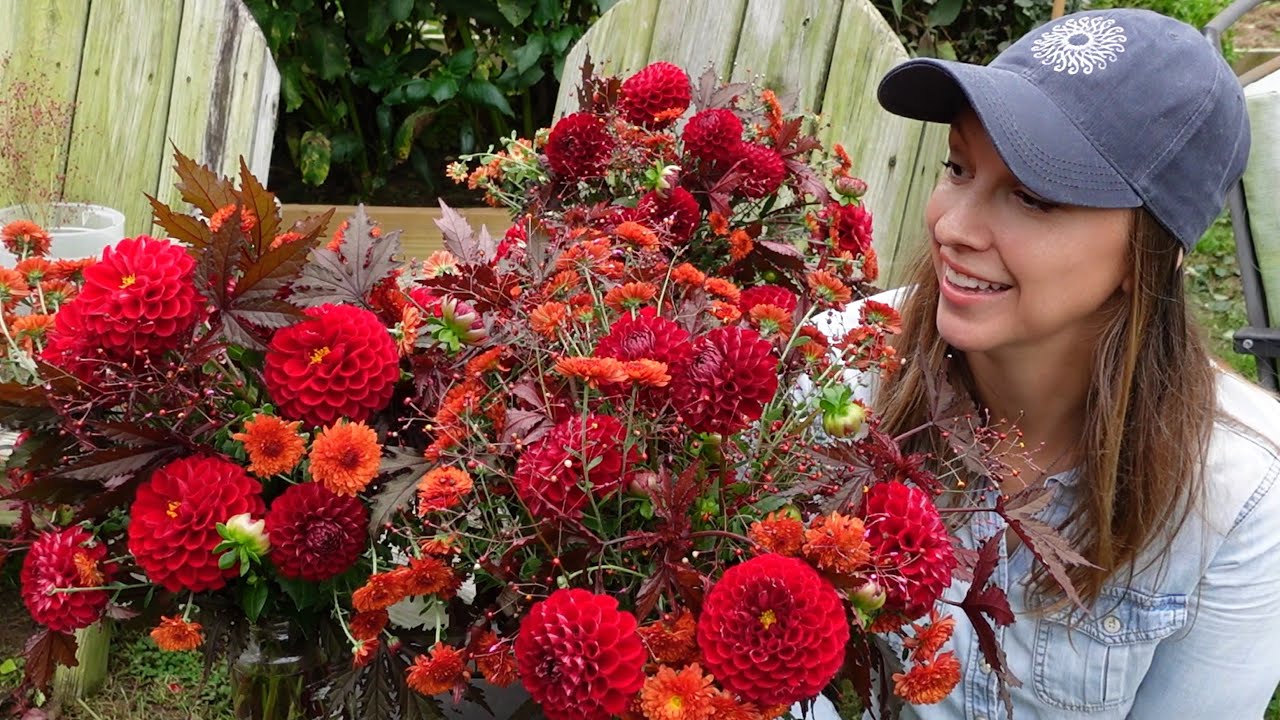 Fall Flower Stand Set Up 🌹🌻🎃 // Northlawn Flower Farm YouTube