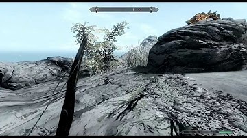 Skyrim-Mount Anthor Dragon-Ice Form Shout [HD]