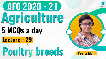 MCQs Series of ARD | Static for AFO Mains I Lecture 29 I Poultry breeds I AFO 2020 - 21