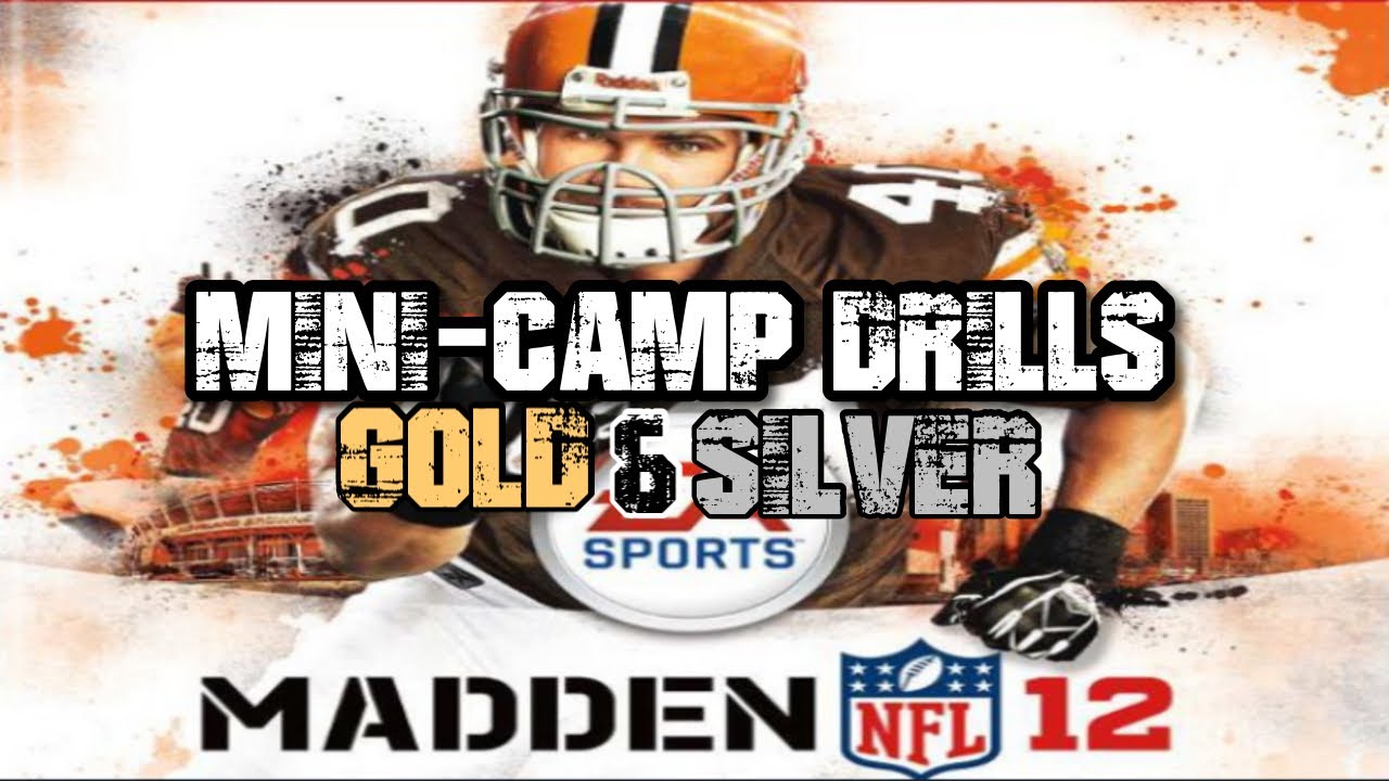 Madden 12 (PS2) Gameplay - Mini-Camp Drills (All Gold & Silver)