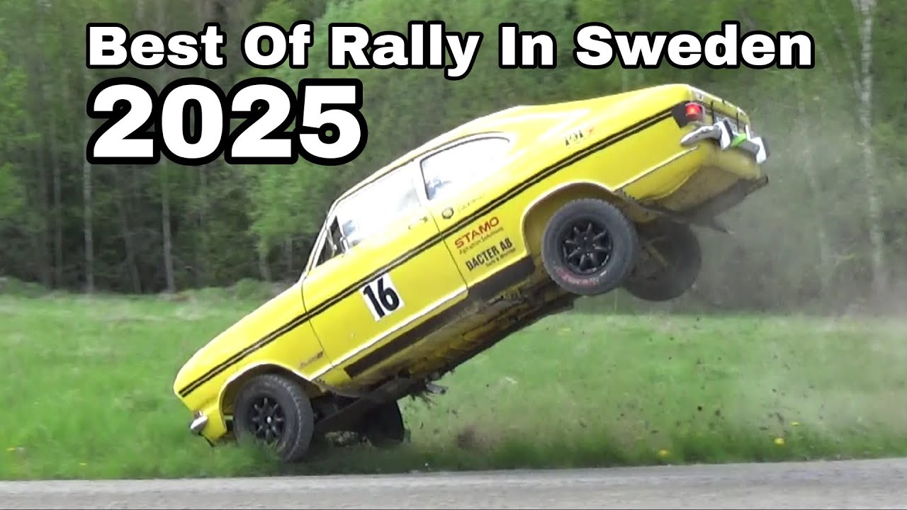Rally, Best of 2025 - Sweden. Crashes And Action!
