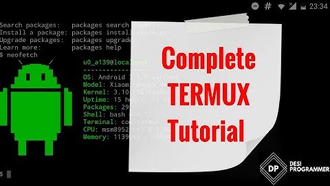 Termux 102 | Text Editor And Executing Python Code | In Hindi By Desi Programmer😎