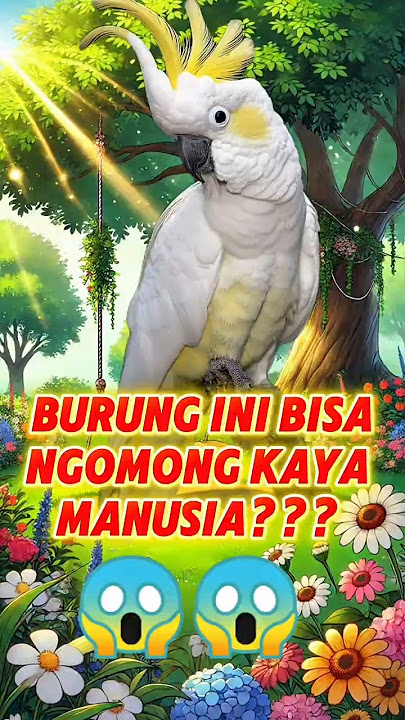 Burung Kakaktua yang Bisa Ngomong?!😱 Lucu & Pintar Banget! #FYP #burunglucu