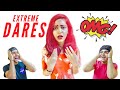 WALL OF DARES WITH BROTHER & SISTER | Rimorav Vlogs