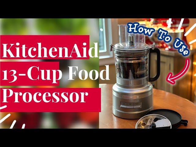 KitchenAid 9-Cup Food Processor Plus Juliennedisc ,Empire Red