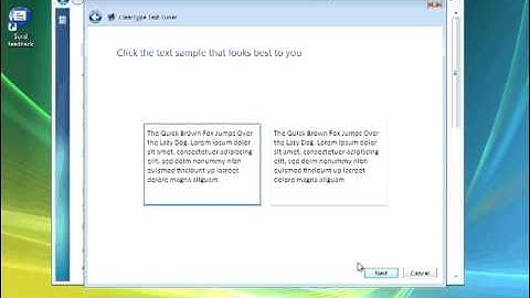 Windows 7: ClearTyp Text Tuner