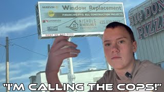 Prank Calling Random Billboard Signs! 