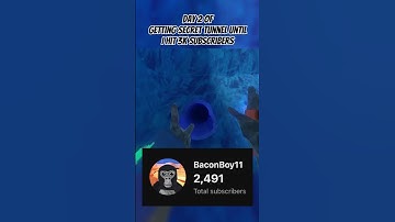 Day 2 Of Getting Secret Tunnel Until I Hit 3K Subscribers | #shorts #gorillatag #vr #subscribe