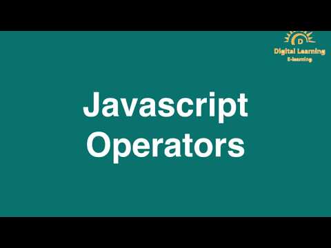 7 Javascript Operators  | Online Training Download app from below link