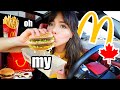 CANADIAN MCDONALDS MUKBANG 먹방 CHICKEN MCNUGGETS, BIG MAC, FRIES, HAPPY MEAL, EATING SHOW