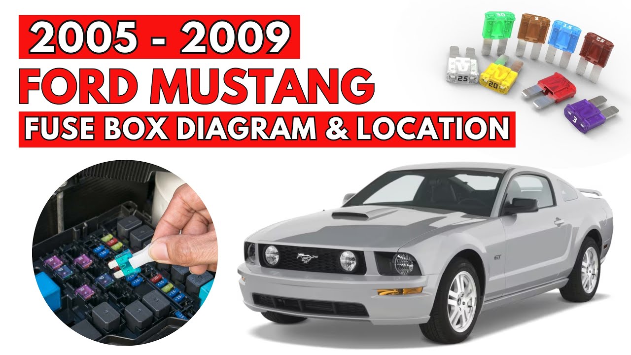 2005 ford mustang cigarette lighter fuse 2005-2006 Fusebox Box Relay Module GENUINE OEM Fuse Box Locations on the