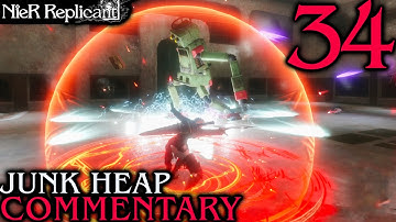 NieR Replicant ver.1.22 Walkthrough Part 34 - Machine Battles In The Junk Heap