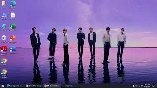 Add BTS wallpaper on you desktop screen screenshot 4